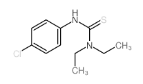 Thiourea,N'-(4-chlorophenyl)-N,N-diethyl- 结构式