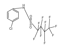 N-(4-氯苯基)-1,1,2,2,3,3,4,4,4-九氟-1-丁烷磺酰胺 结构式