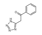 1-苯基-2-(1H-四唑-5-基)乙酮 结构式