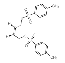 Benzenesulfonothioicacid, 4-methyl-, S1,S1'-(2Z)-2-butene-1,4-diyl ester 结构式