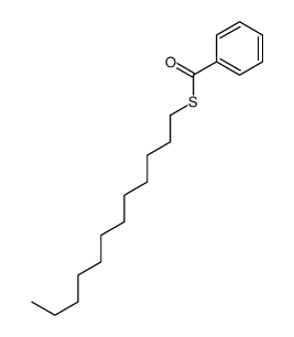 Benzenecarbothioic acid, S-dodecyl ester 结构式