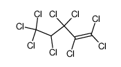 1,1,2,3,3,4,5,5,5-九氯-1-戊烯 结构式