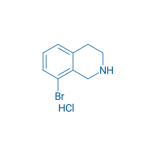 8-溴-1,2,3,4-四氢异喹啉盐酸盐 结构式