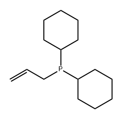 二环己基-2-丙烯-1-基膦 结构式