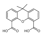 9,9-二甲基-9H-氧杂蒽-4,5-二羧酸 结构式