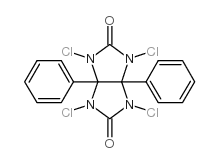 1,3,4,6-四氯-3Α,6Α-二苯基甘脲 结构式