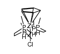 氯(η5-环戊二烯基)双[1,2-双(二甲基膦)乙烷-P,P']合锆立体异构体 结构式