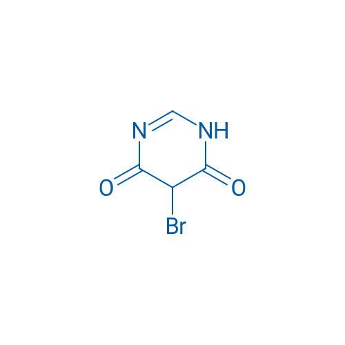 5-溴嘧啶-4,6(1H,5H)-二酮 结构式