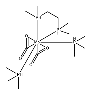Molybdenum, bis[(C,O-η)-carbon dioxide][1,2-ethanediylbis[dimethylphosphine]-P,P']bis(trimethylphosphine)-, stereoisomer (9CI) 结构式