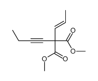 2-(2-丁炔-1-基)-2-(2-丙烯-1-基)丙二酸 1,3-二甲酯 结构式