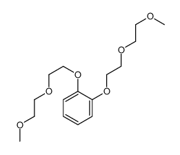 1,2-双[2-(2-甲氧基乙氧基)乙氧基]苯 结构式