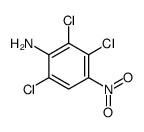 2,3,6-三氯-4-硝基苯胺 结构式