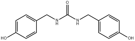 Urea, N,N'-bis[(4-hydroxyphenyl)methyl]- 结构式
