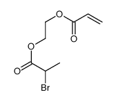 2-(2-溴-1-氧代丙氧基)乙基丙烯酸酯 结构式