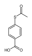 4-乙酰硫基苯甲酸 结构式