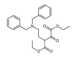 Butanedioic acid, 2-[2-[bis(phenylmethyl)amino]ethyl]-3-oxo-, 1,4-diethyl ester 结构式