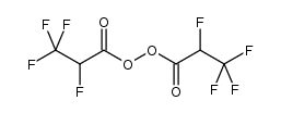 Peroxide, bis(2,3,3,3-tetrafluoro-1-oxopropyl) 结构式