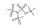 Sulfamic acid, N,N-bis(methylsulfonyl)-, trimethylsilyl ester 结构式
