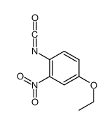 4-乙氧基-2-硝基苯基异氰酸酯 结构式