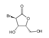 2-溴-2-脱氧-D-木糖酸-γ-内酯 结构式