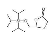 2(3H)-Furanone, dihydro-5-[[[tris(1-methylethyl)silyl]oxy]methyl]-, (5S)- 结构式