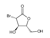 2-溴-2-脱氧-D-阿拉伯糖酸-γ-内酯 结构式