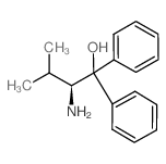 2-氨基-3-甲基-1,1-二苯基-1-丁醇 结构式