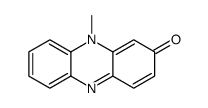 10-甲基-2(10H)-吩嗪酮 结构式