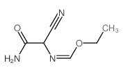 Methanimidic acid, N-(2-amino-1-cyano-2-oxoethyl)-, ethyl ester 结构式