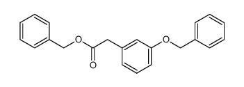3-(苄氧基)苯乙酸苄酯 结构式