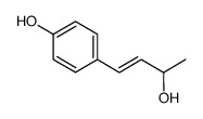 4-[(1E)-3-羟基-1-丁烯-1-基]苯酚 结构式