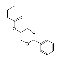 Butanoic acid, 2-phenyl-1,3-dioxan-5-yl ester 结构式
