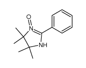 4,5-二氢-4,4,5,5-四甲基-2-苯基-1H-咪唑-3-氧化物 结构式