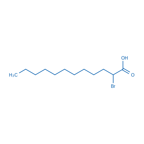 2-溴月桂酸 结构式