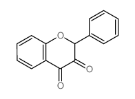 2-苯基色满-3,4-二酮 结构式