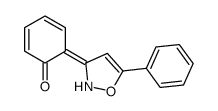 2-(5-苯基-3-异恶唑基)苯酚 结构式