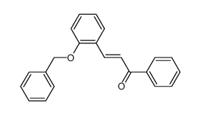 1-[2-(苄氧基)苯基]-3-苯基丙-2-烯-1-酮 结构式