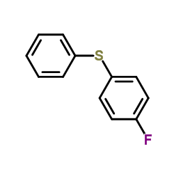 4-氟二苯硫醚 结构式