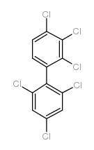 2,2',3,4,4',6'-六氯联苯 结构式
