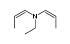 1-Propen-1-amine, N-ethyl-N-1-propenyl-, (Z,Z)- 结构式