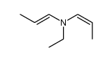 1-Propen-1-amine, N-ethyl-N-1-propenyl-, (E,Z)- 结构式