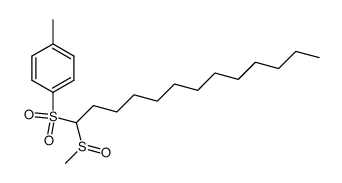 Benzene, 1-methyl-4-[[1-(methylsulfinyl)tridecyl]sulfonyl]- 结构式