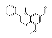 3,5-二甲氧基-4-(2-苯乙氧基)苯甲醛 结构式