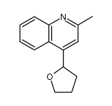 2-甲基-4-(四氢-2-呋喃基)喹啉 结构式
