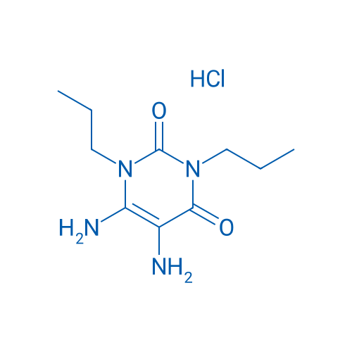 5,6-二氨基-1,3-二丙基尿嘧啶盐酸盐 结构式