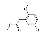 2,5-二甲氧基苯乙酸甲酯 结构式