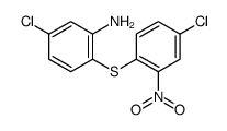 5-氯-2-(4-氯-2-硝基苯硫基)苯胺 结构式