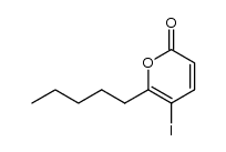 5-碘-6-戊基-2H-吡喃-2-酮 结构式