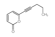 6-(1-戊炔-1-基)-2H-吡喃-2-酮 结构式