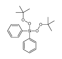 Peroxide, 1,1'-(diphenylsilylene)bis[2-(1,1-dimethylethyl) 结构式